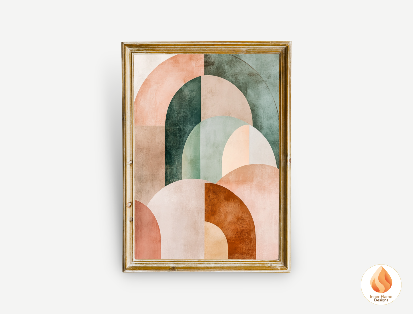 Harmonious Boho Wall Art Décor for Modern Home Design | Triptych Artwork