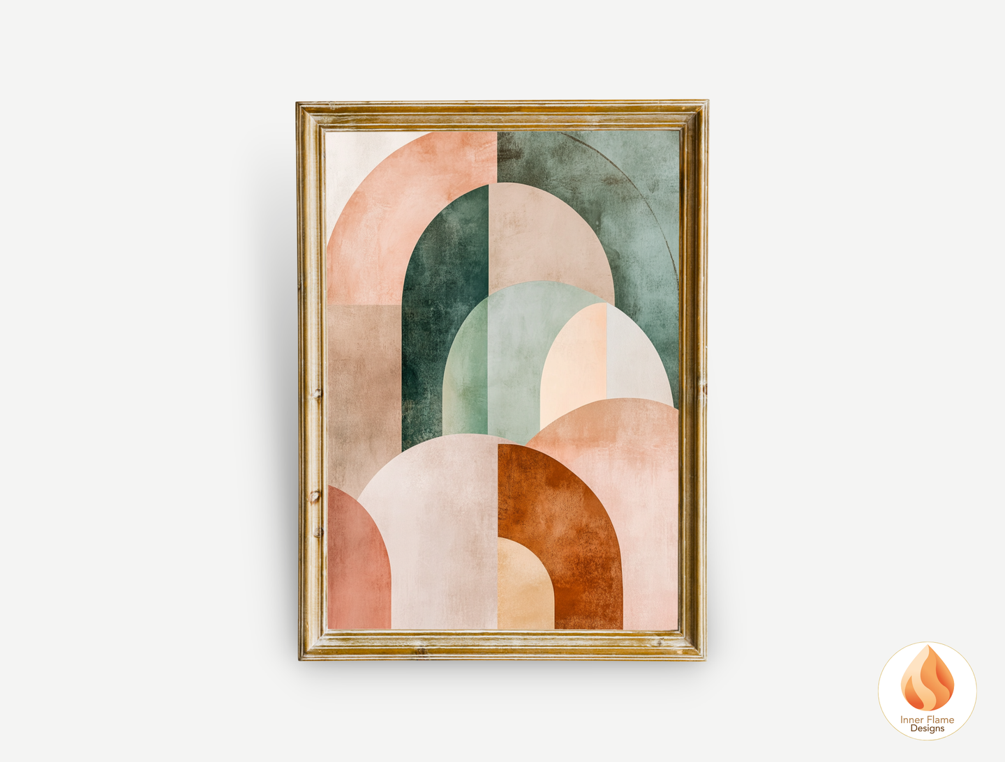 Harmonious Boho Wall Art Décor for Modern Home Design | Triptych Artwork