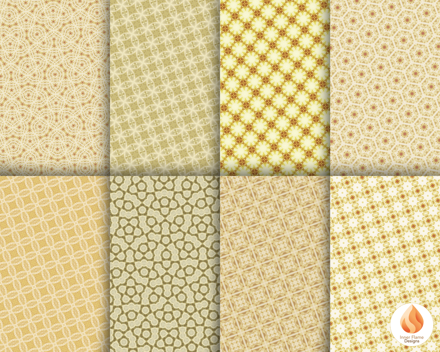 Classic Geometric Surface Patterns | Seamless Patterns for Wallpaper, Textiles, Packaging and Digital Designs