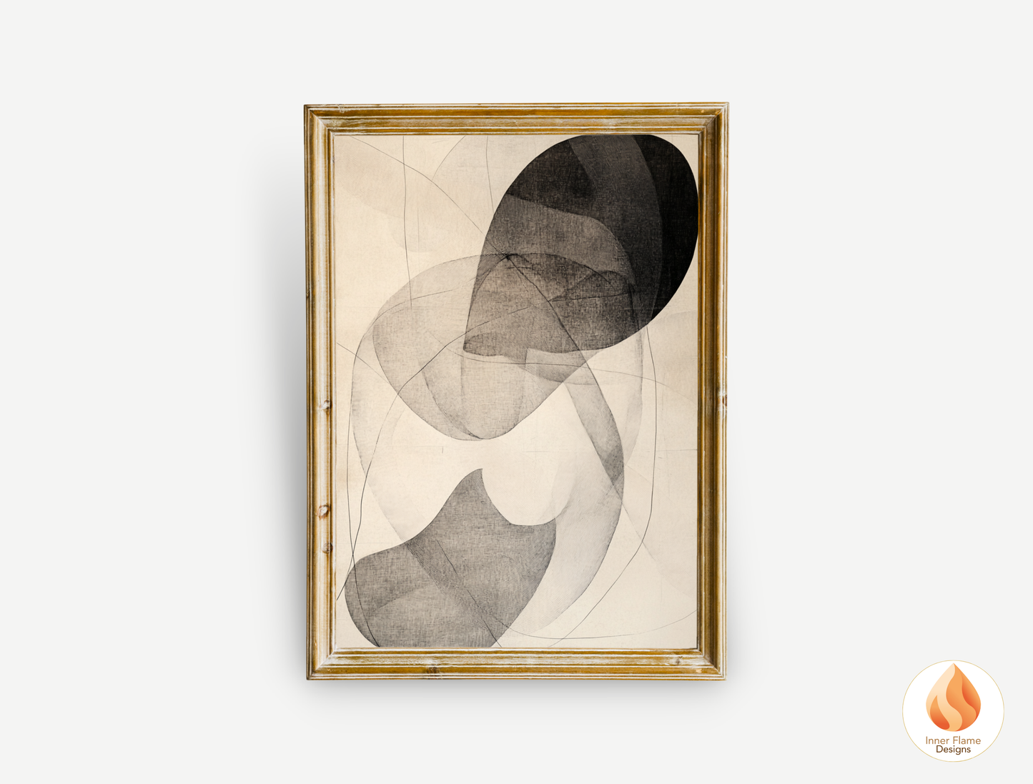 Serene Line Art for Modern Home Design | Triptych Artwork