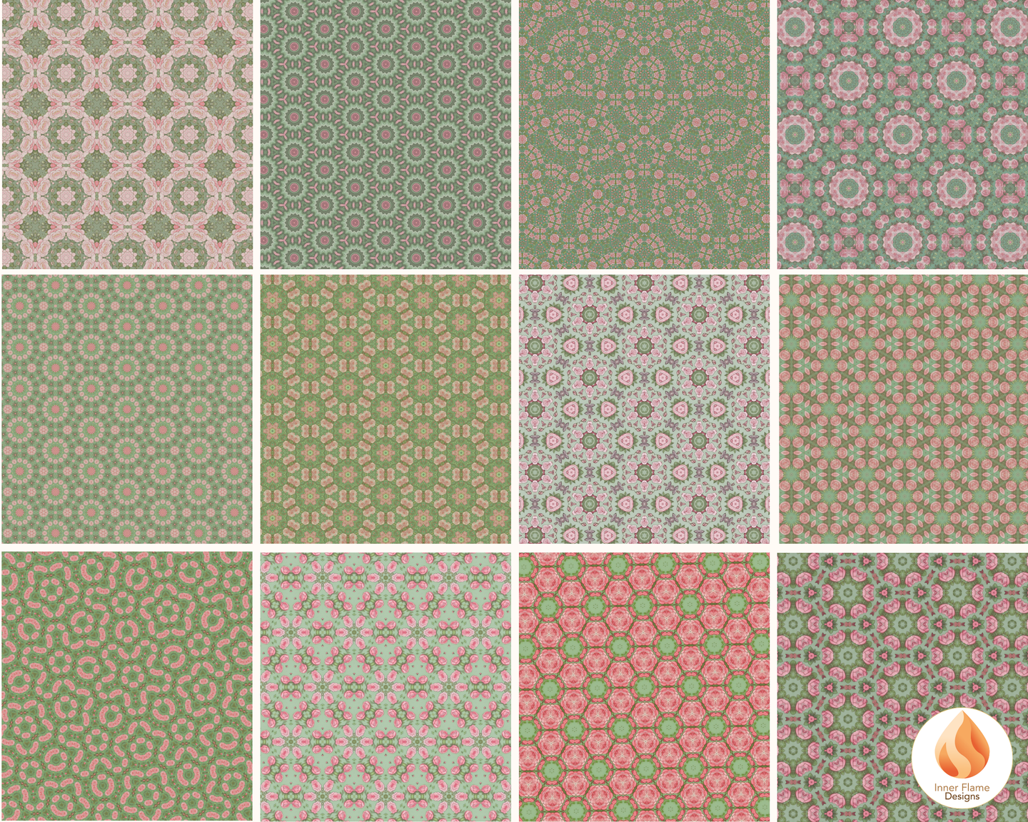 Rhythmic Geometric Surface Patterns | Seamless Patterns for Wallpaper, Textiles, Packaging and Digital Designs