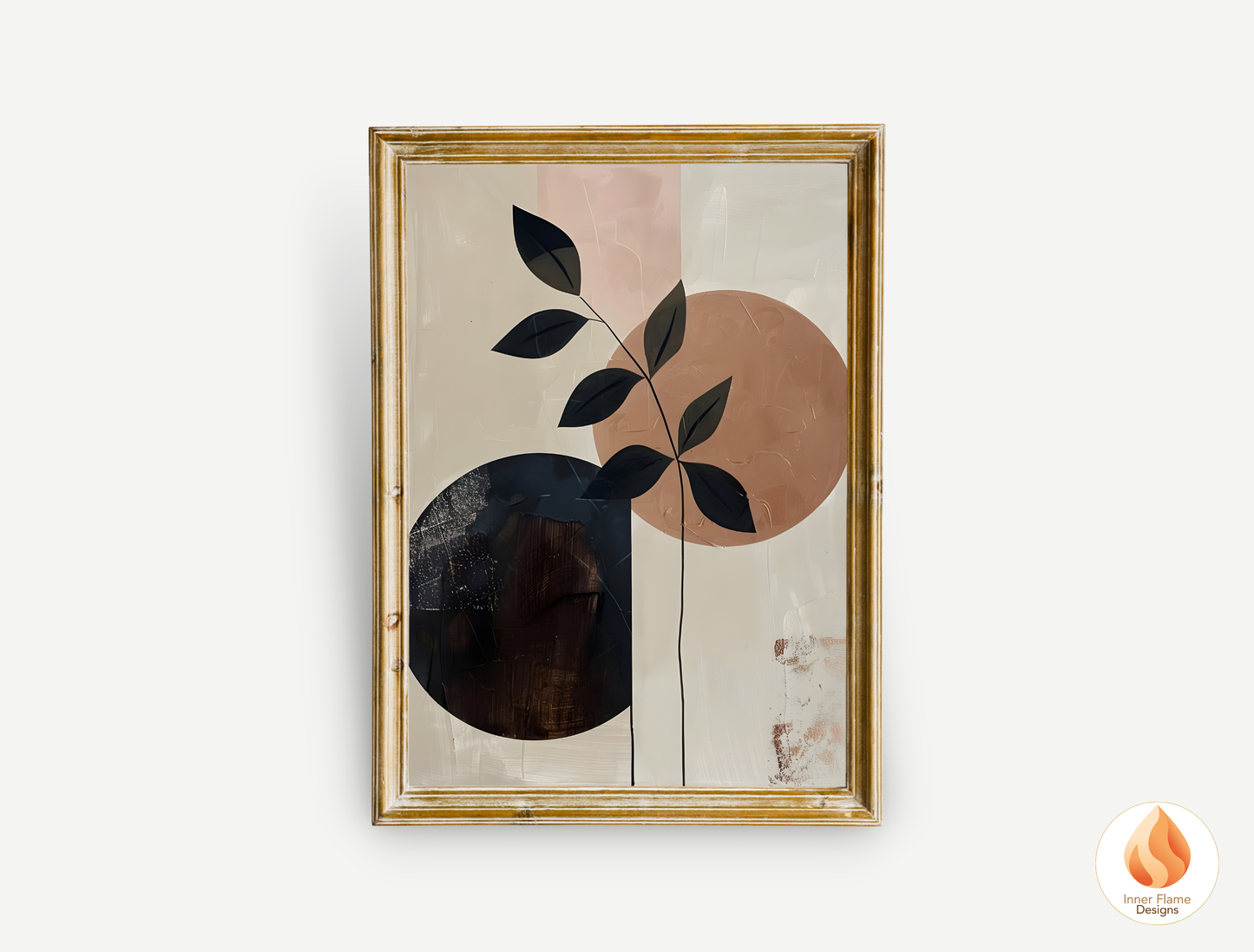 Charming Japandi Art for Modern Home Design | Triptych Artwork (Series 1)