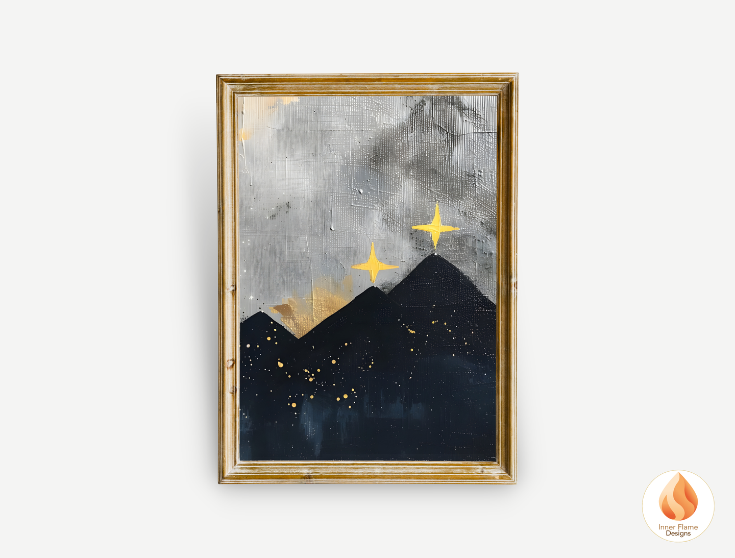 Ethereal Japandi Art for Modern Home Design | Triptych Artwork (Series 3)