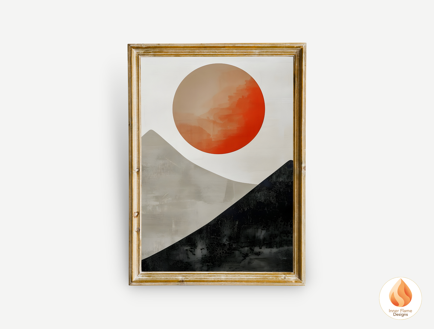 Ethereal Japandi Art for Modern Home Design | Triptych Artwork (Series 5)