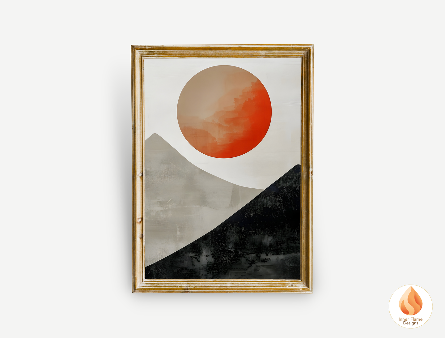 Ethereal Japandi Art for Modern Home Design | Triptych Artwork (Series 5)