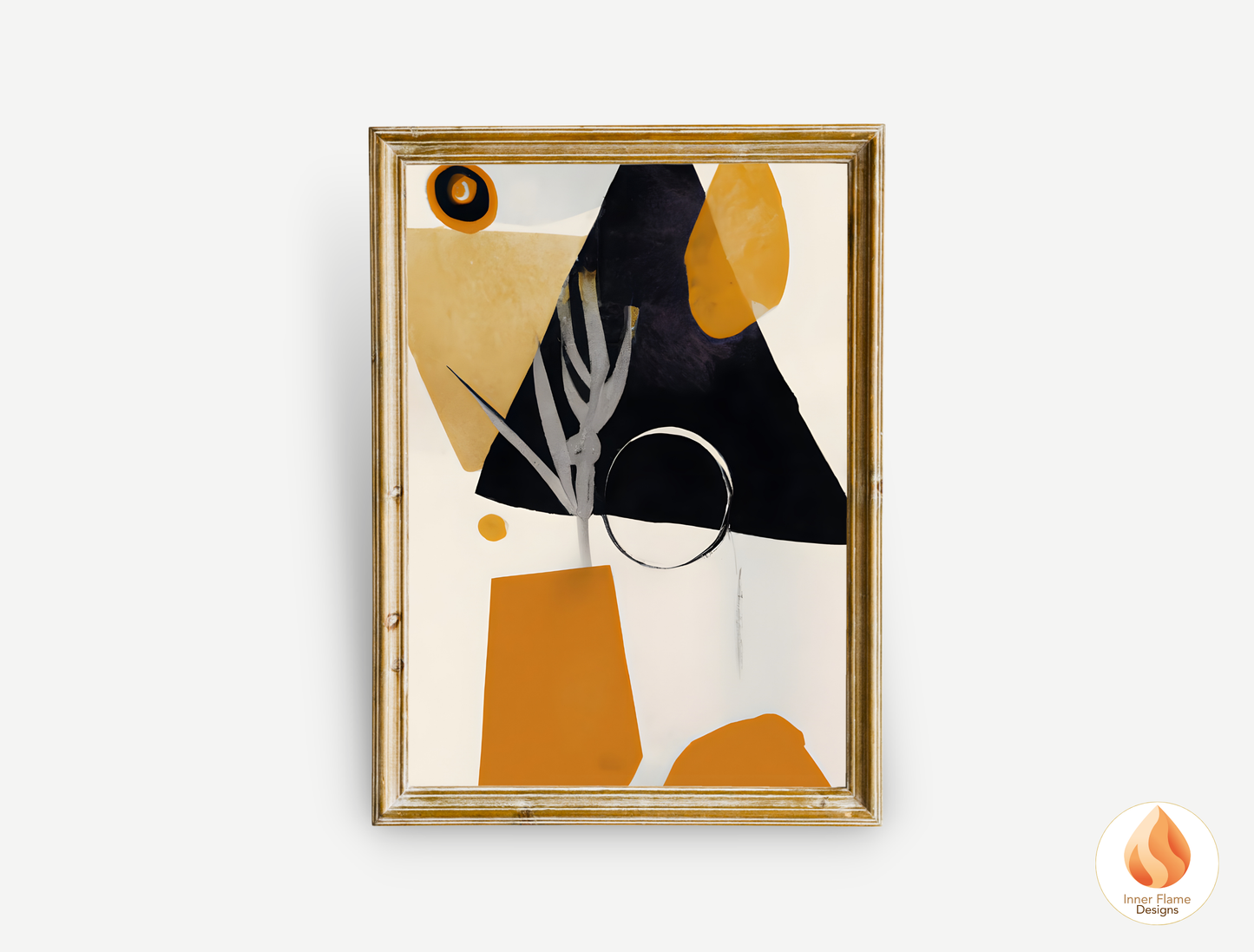 Eclectic Boho Wall Art Décor for Modern Home Design | Triptych Artwork (Series 2)