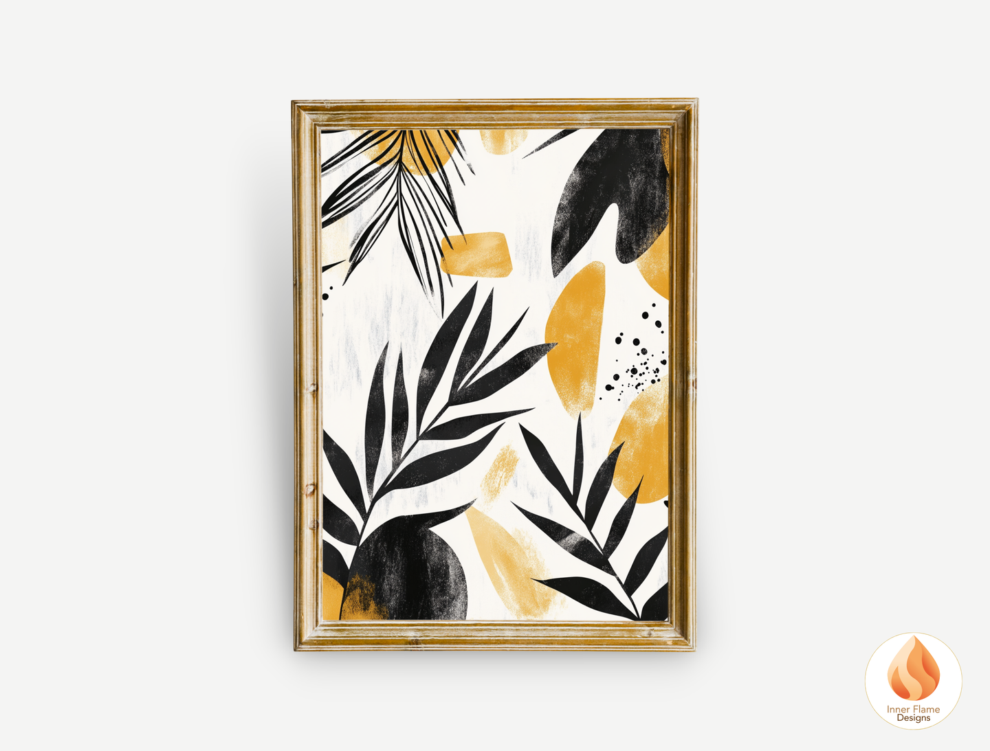 Expressive Botanical Art for Modern Home Design | Triptych Artwork