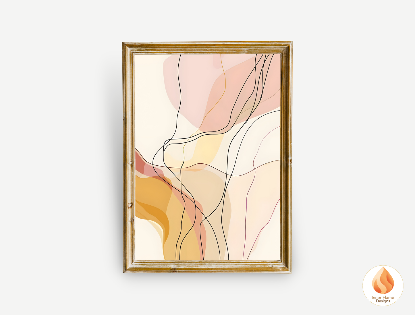Graceful Line Art for Modern Home Design | Triptych Artwork (Series 2)