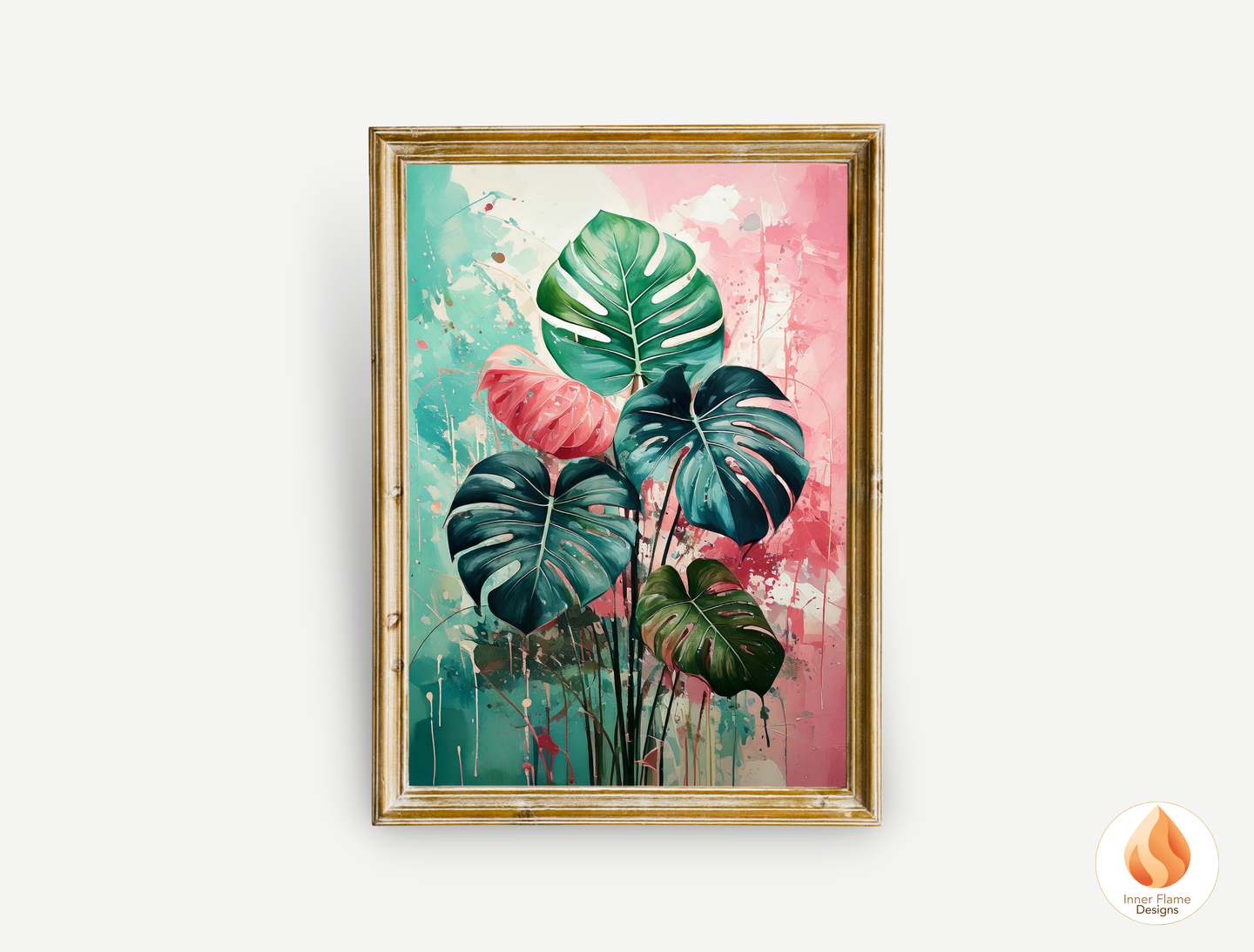 Dramatic Botanical Art for Modern Home Design | Triptych Artwork