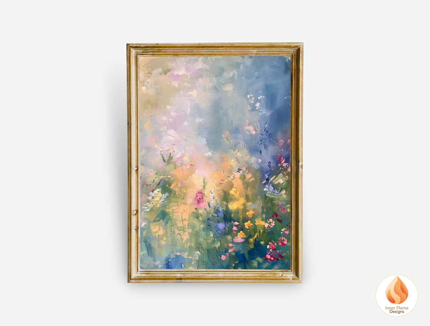 Magical Flower Artwork for Modern Home Design | Triptych Artwork