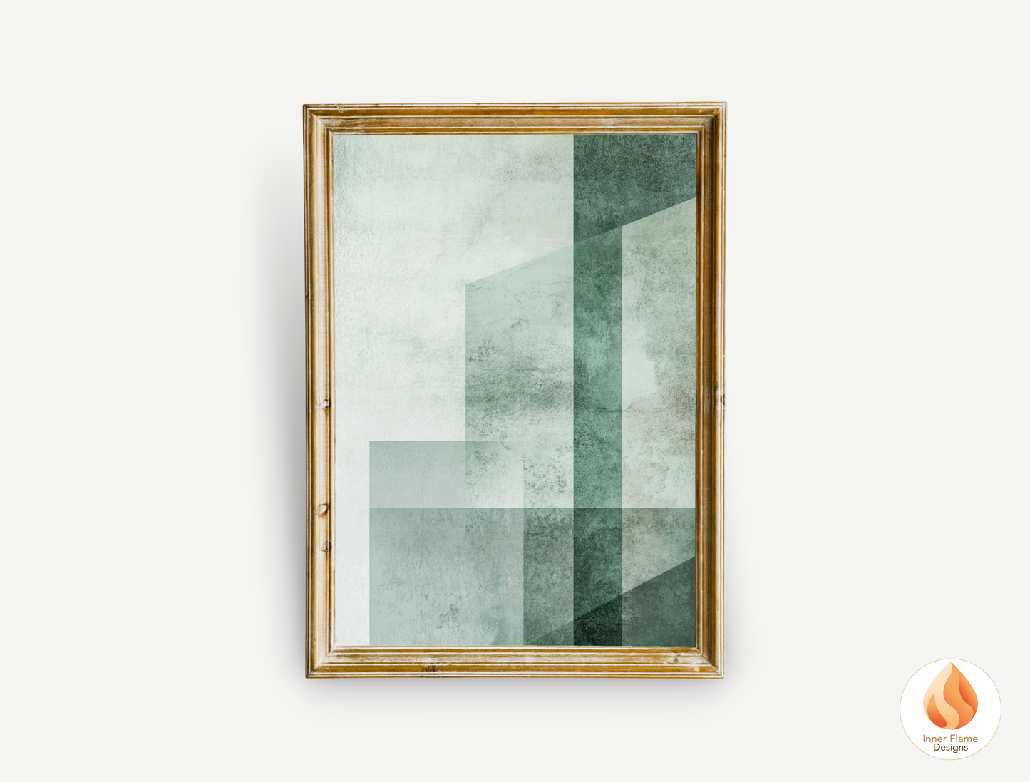 Simple Geometric Artwork for Modern Home Design | Triptych Artwork
