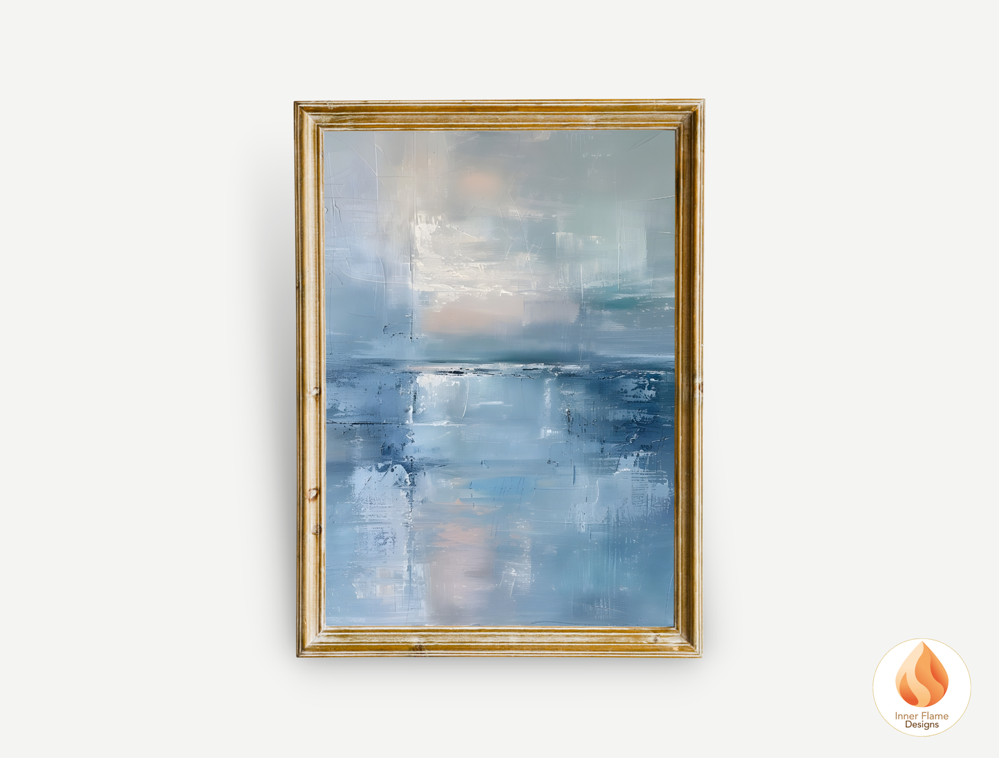 Serene Minimalist Art for Modern Home Design | Triptych Artwork