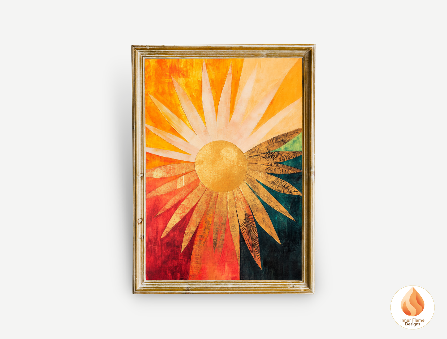 Vivid Cosmic Boho Wall Art Décor for Modern Home Design | Triptych Artwork (Series 1)