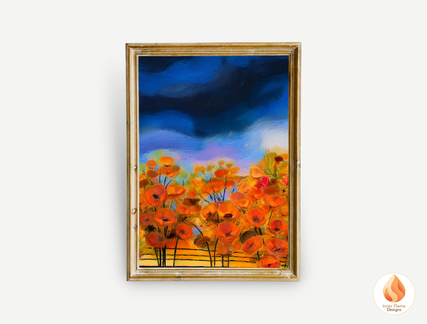 Vivid Flower Artwork for Modern Home Design | Four Piece Artwork