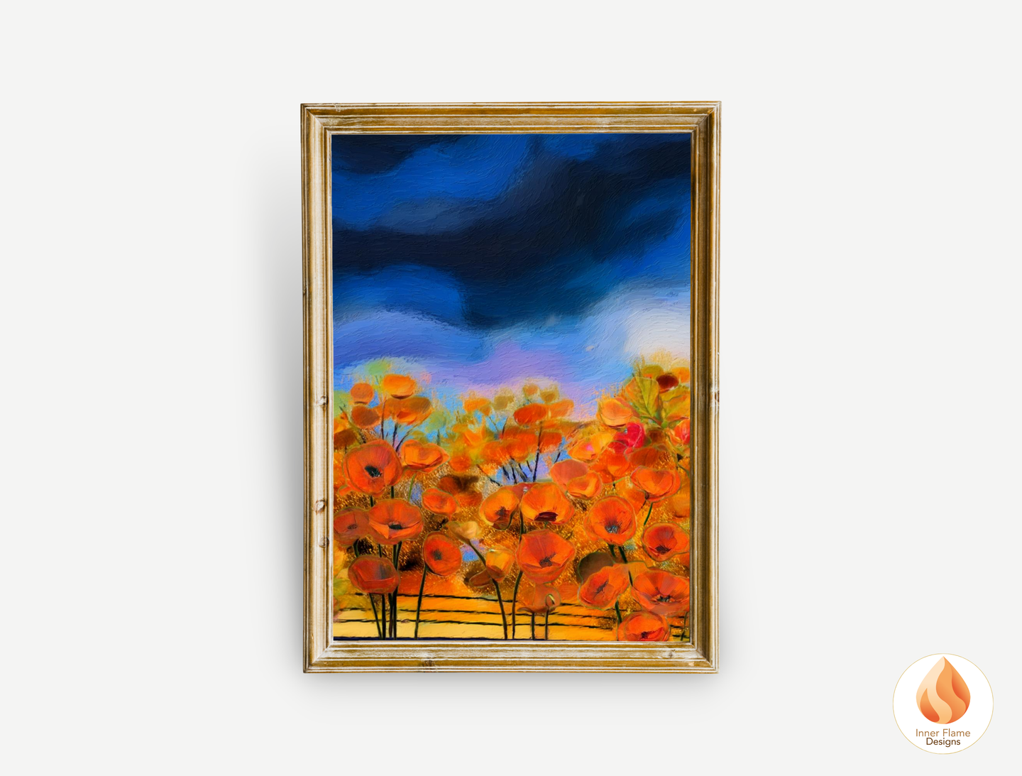 Vivid Flower Artwork for Modern Home Design | Four Piece Artwork