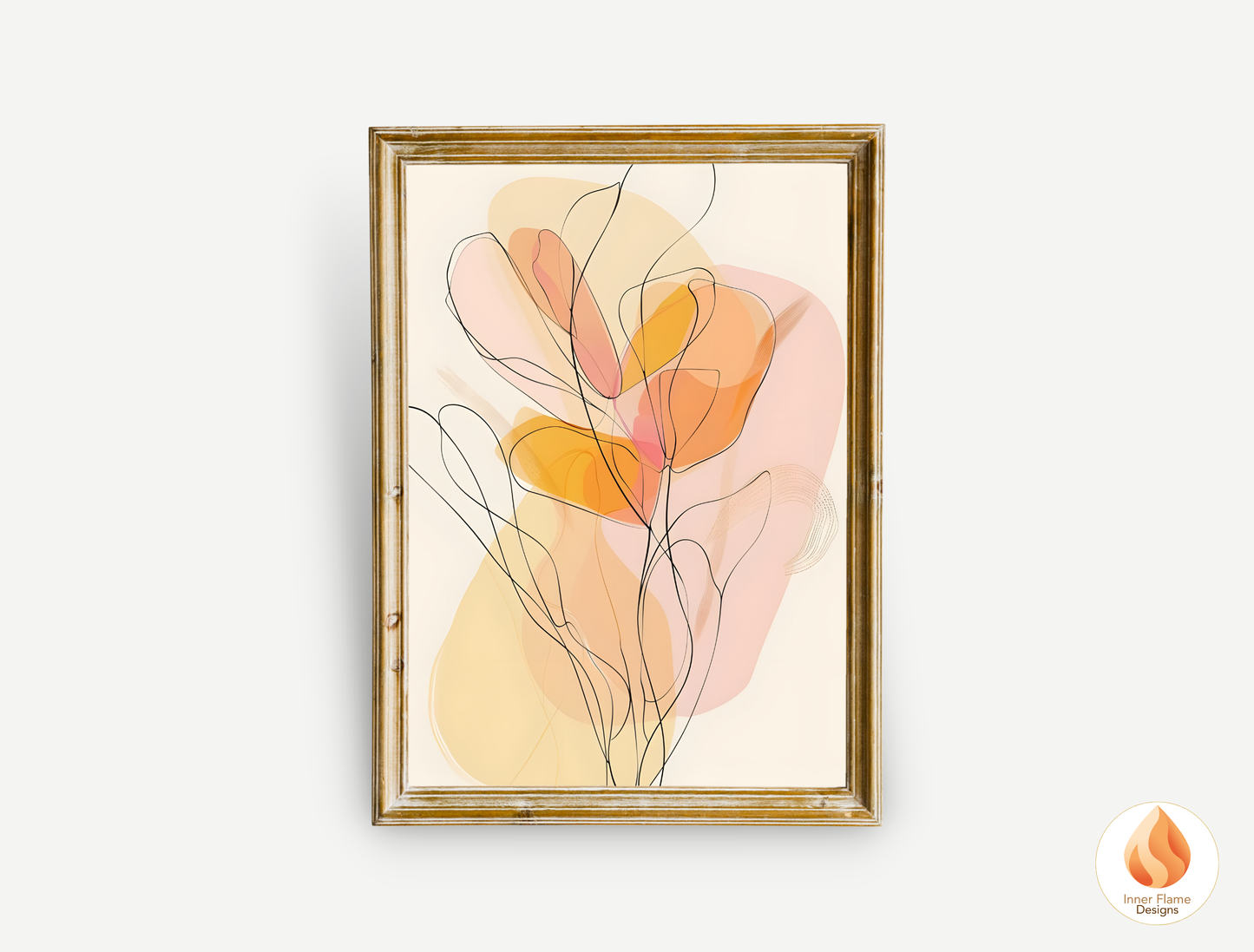 Graceful Line Art for Modern Home Design | Triptych Artwork (Series 3)