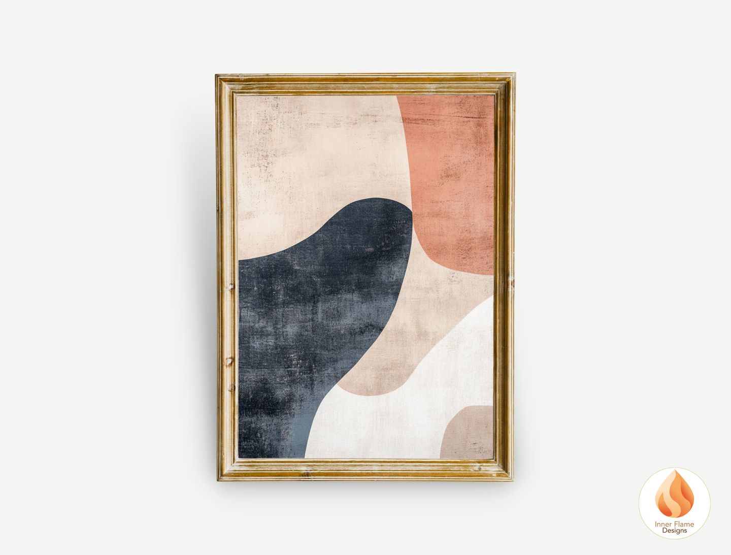 Organic Minimalist Art for Modern Home Design | Triptych Artwork
