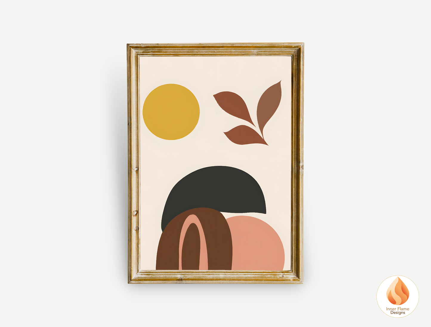 Eclectic Boho Wall Art Décor for Modern Home Design | Triptych Artwork (Series 1)