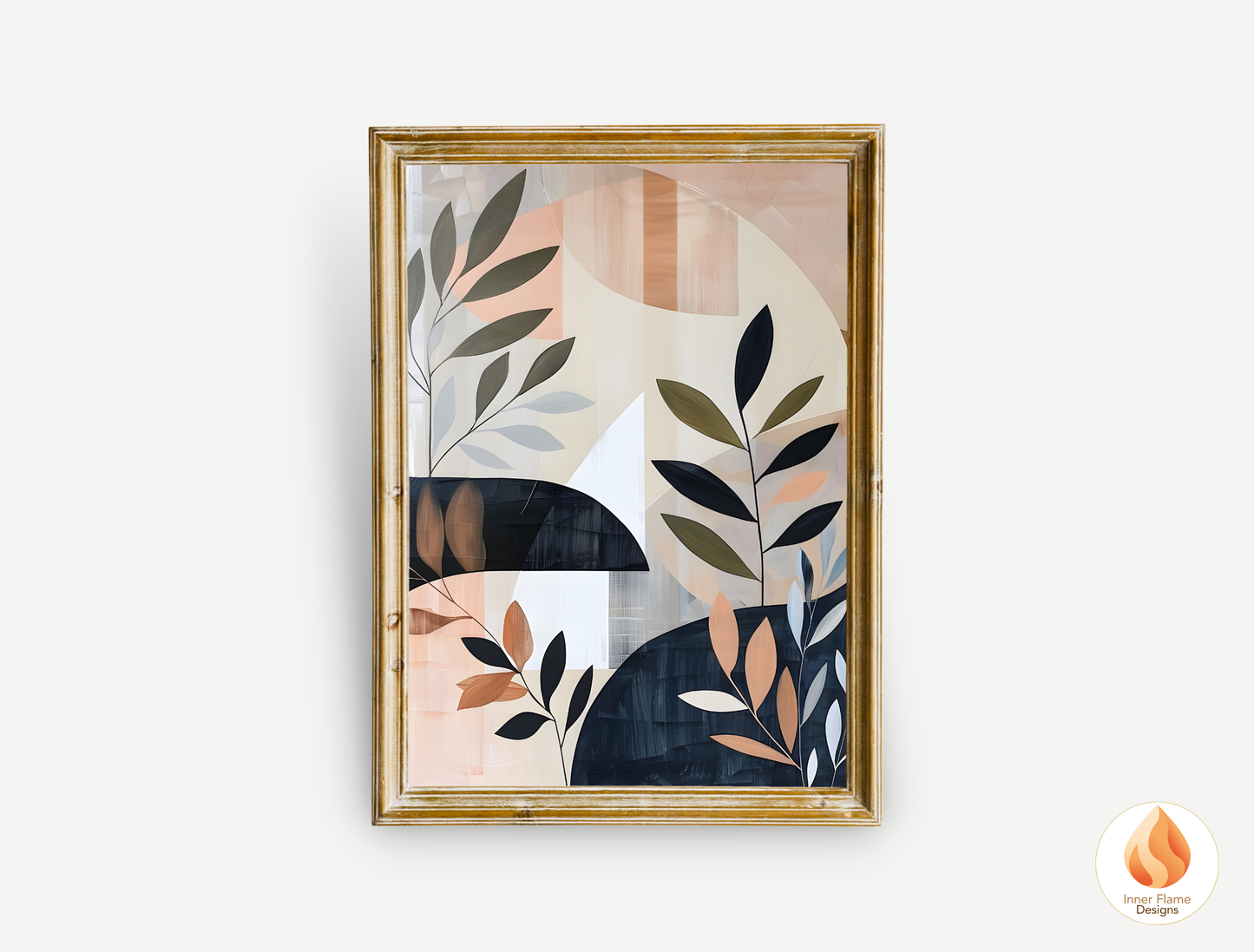 Modern Boho Wall Art Décor for Modern Home Design | Triptych Artwork (Series 1)