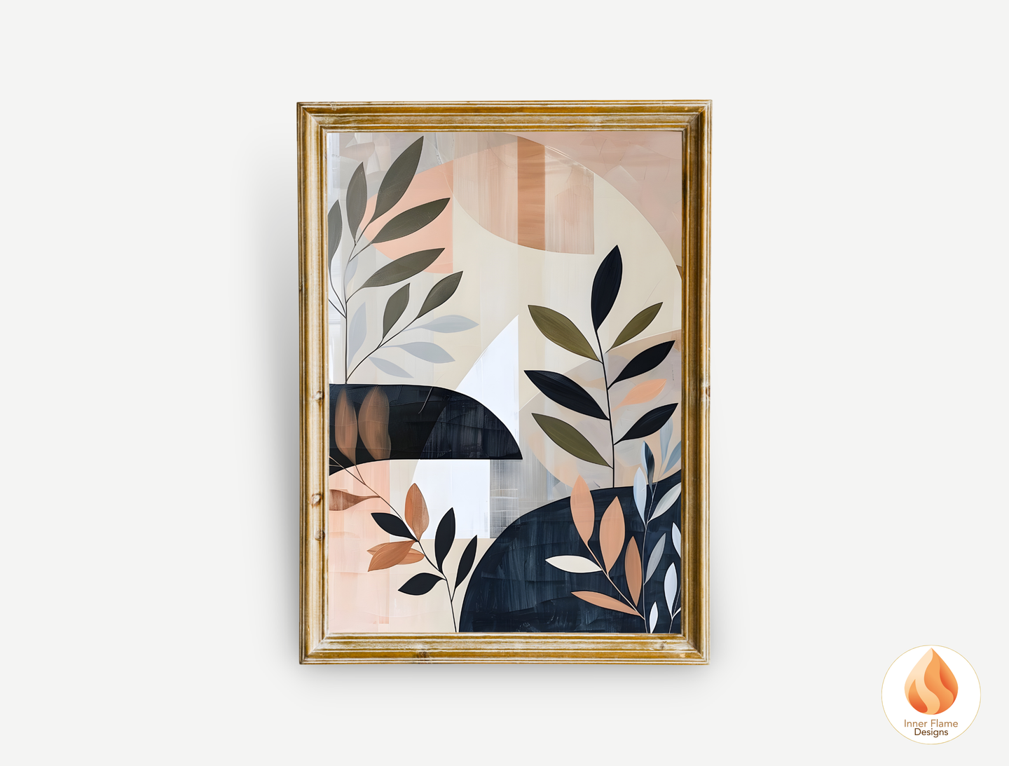 Modern Boho Wall Art Décor for Modern Home Design | Triptych Artwork (Series 1)