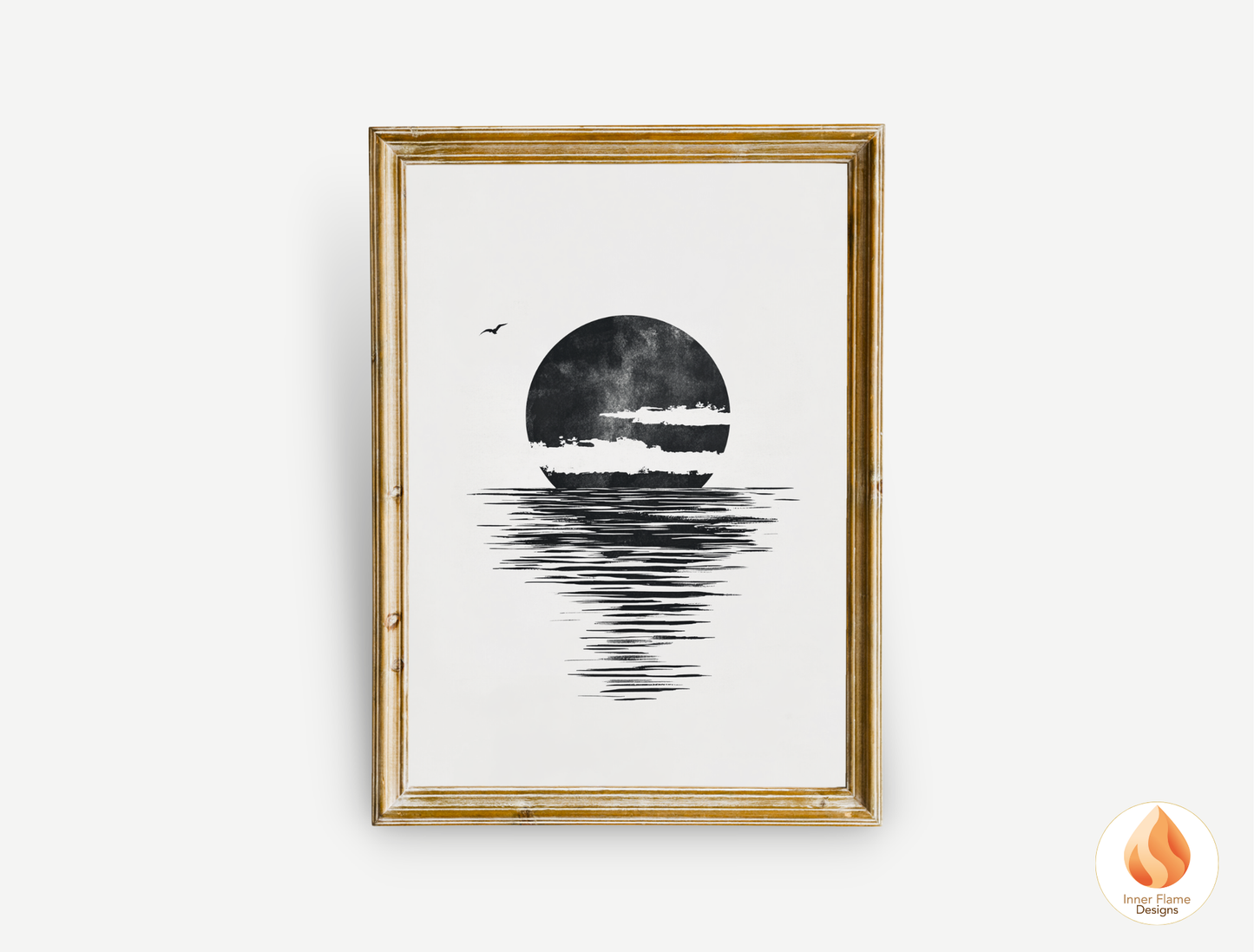 Monochromatic Japandi Art for Modern Home Design | Diptych Artwork