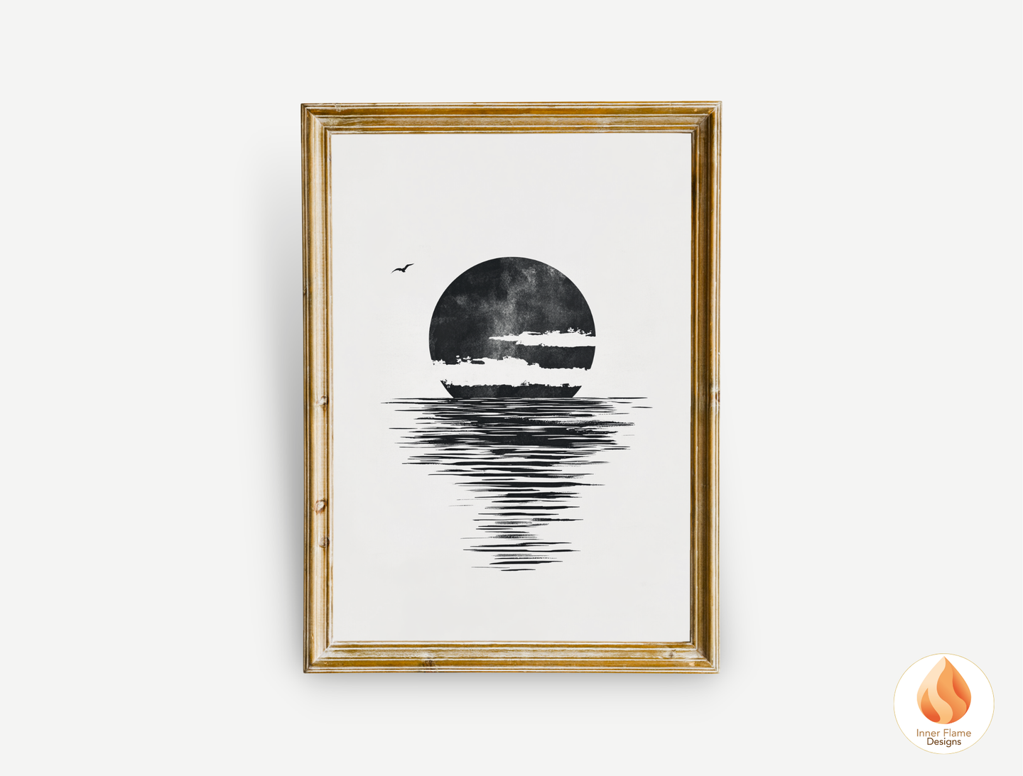 Monochromatic Japandi Art for Modern Home Design | Diptych Artwork