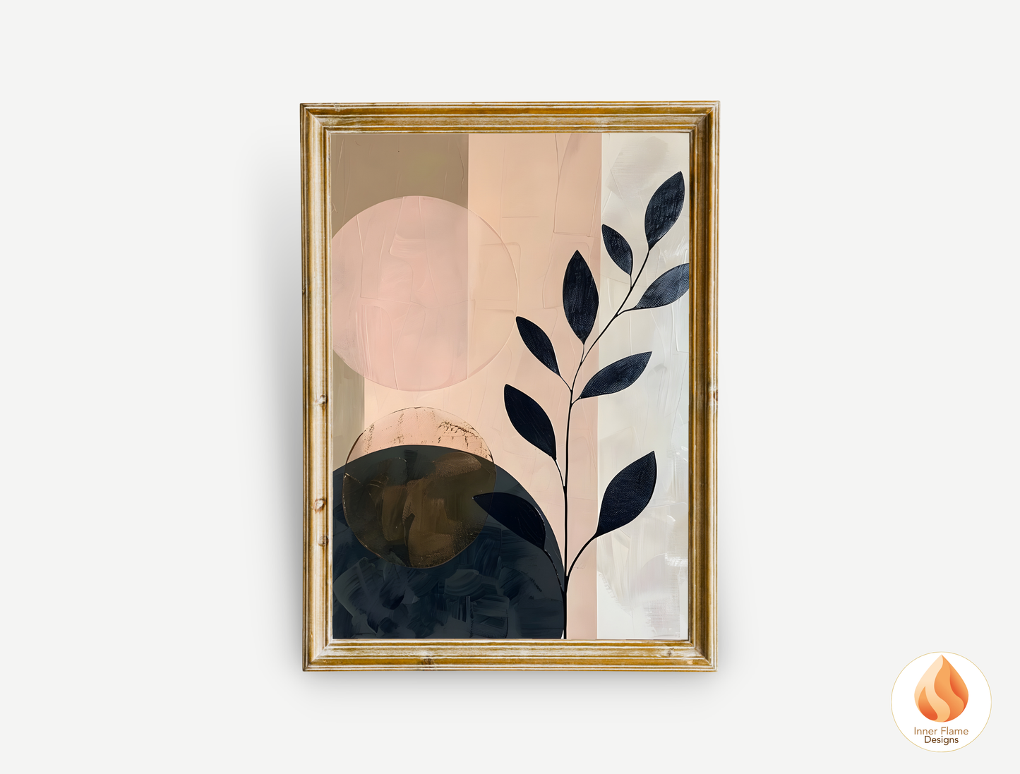 Charming Japandi Art for Modern Home Design | Triptych Artwork (Series 4)