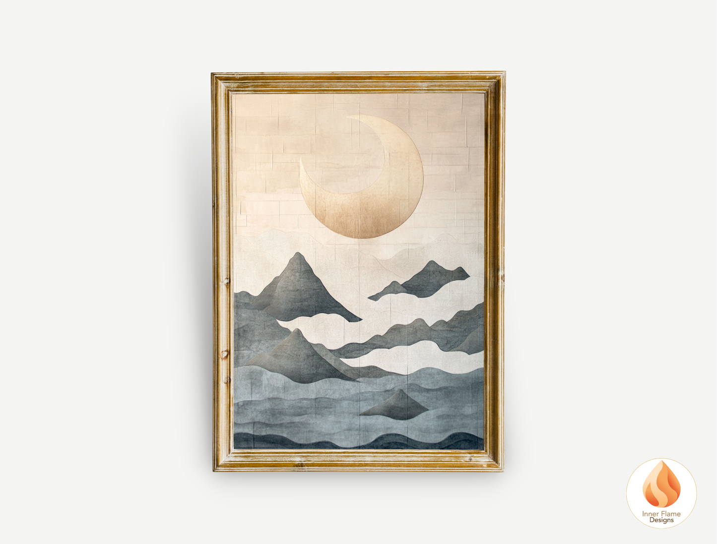 Poetic Japandi Art for Modern Home Design | Diptych Artwork