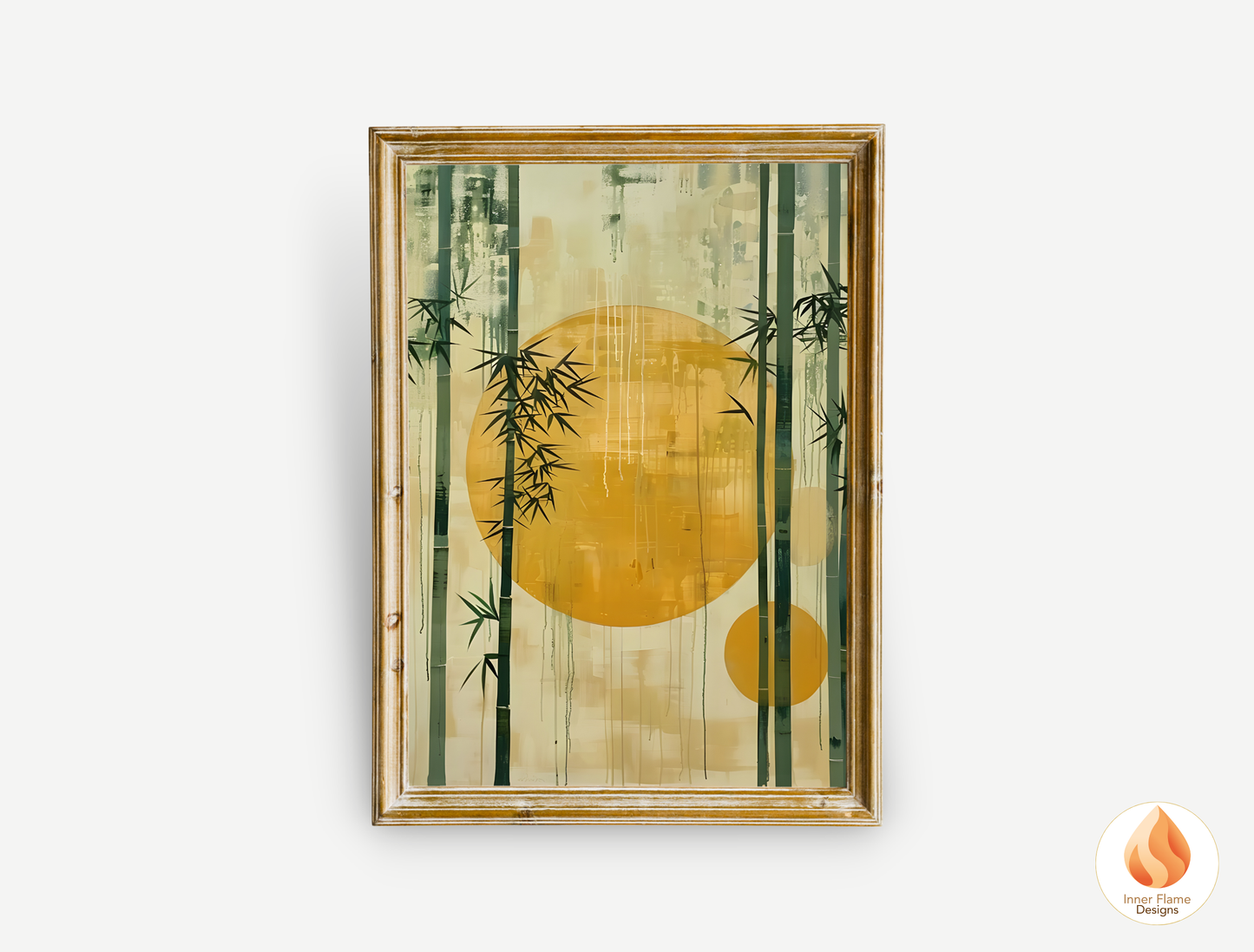 Tranquil Japandi Art for Modern Home Design | Triptych Artwork (Series 3)