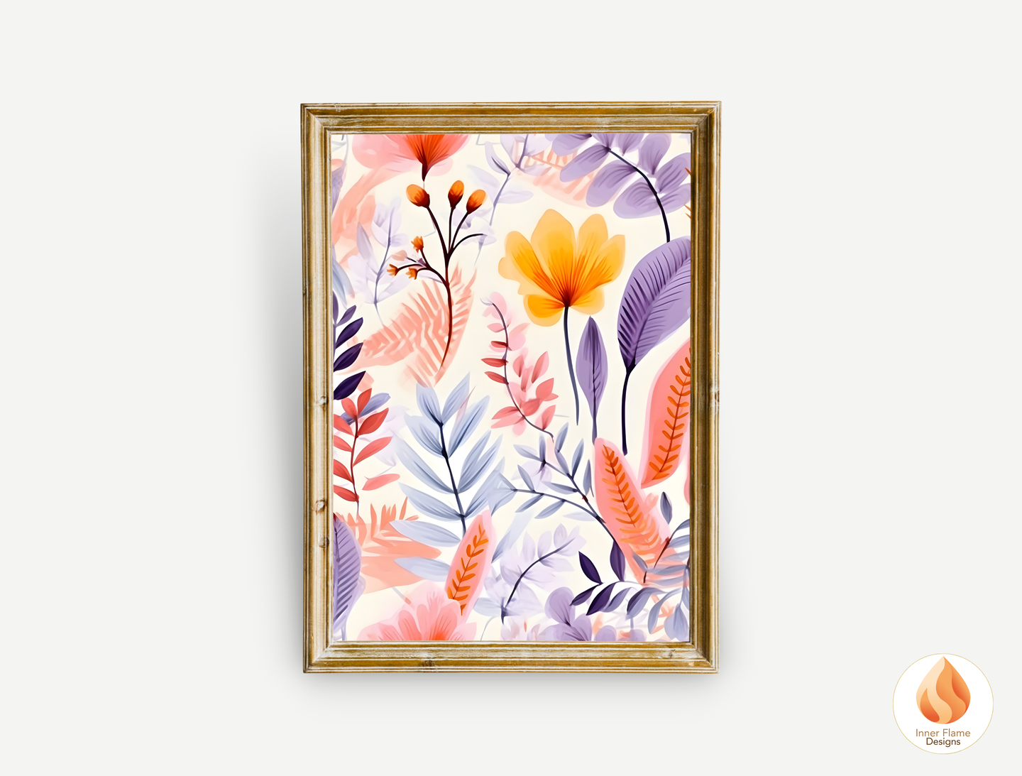 Cheerful Boho Wall Art Décor for Modern Home Design | Four Piece Wall Art