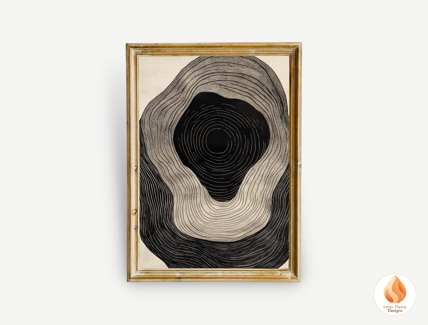Intense Line Art for Modern Home Design | Triptych Artwork
