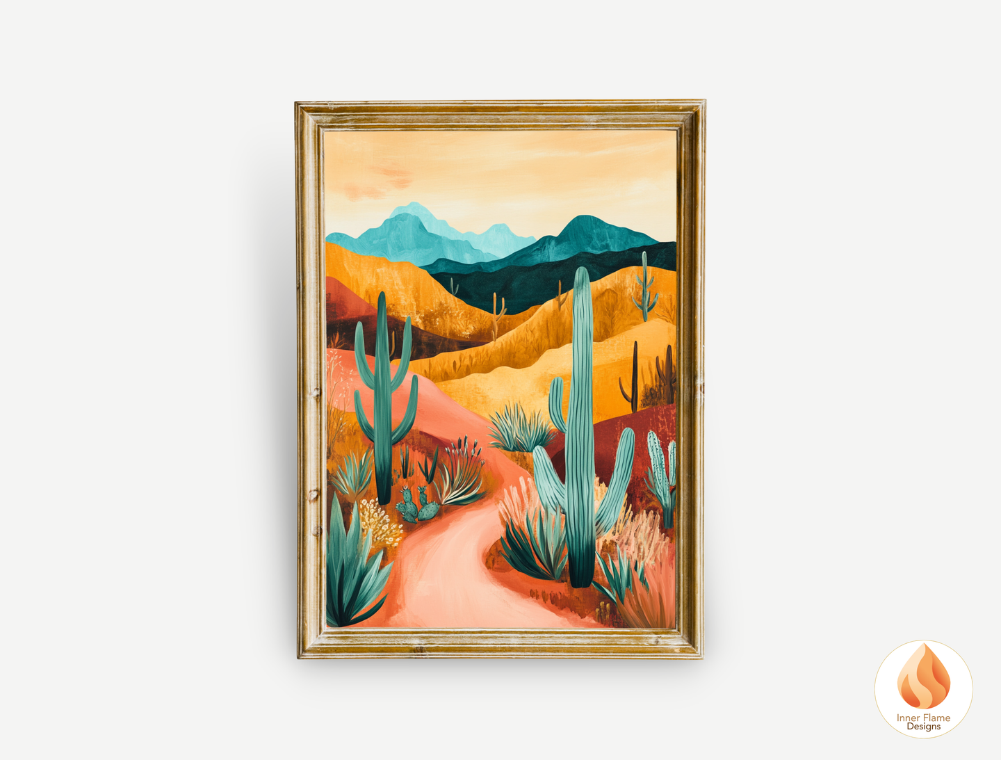 Exotic Boho Wall Art Décor for Modern Home Design | Triptych Artwork