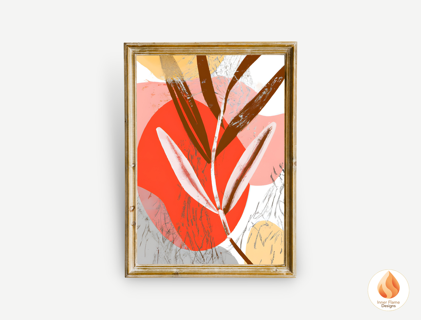 Bright Boho Wall Art Décor for Modern Home Design | Four Piece Wall Art