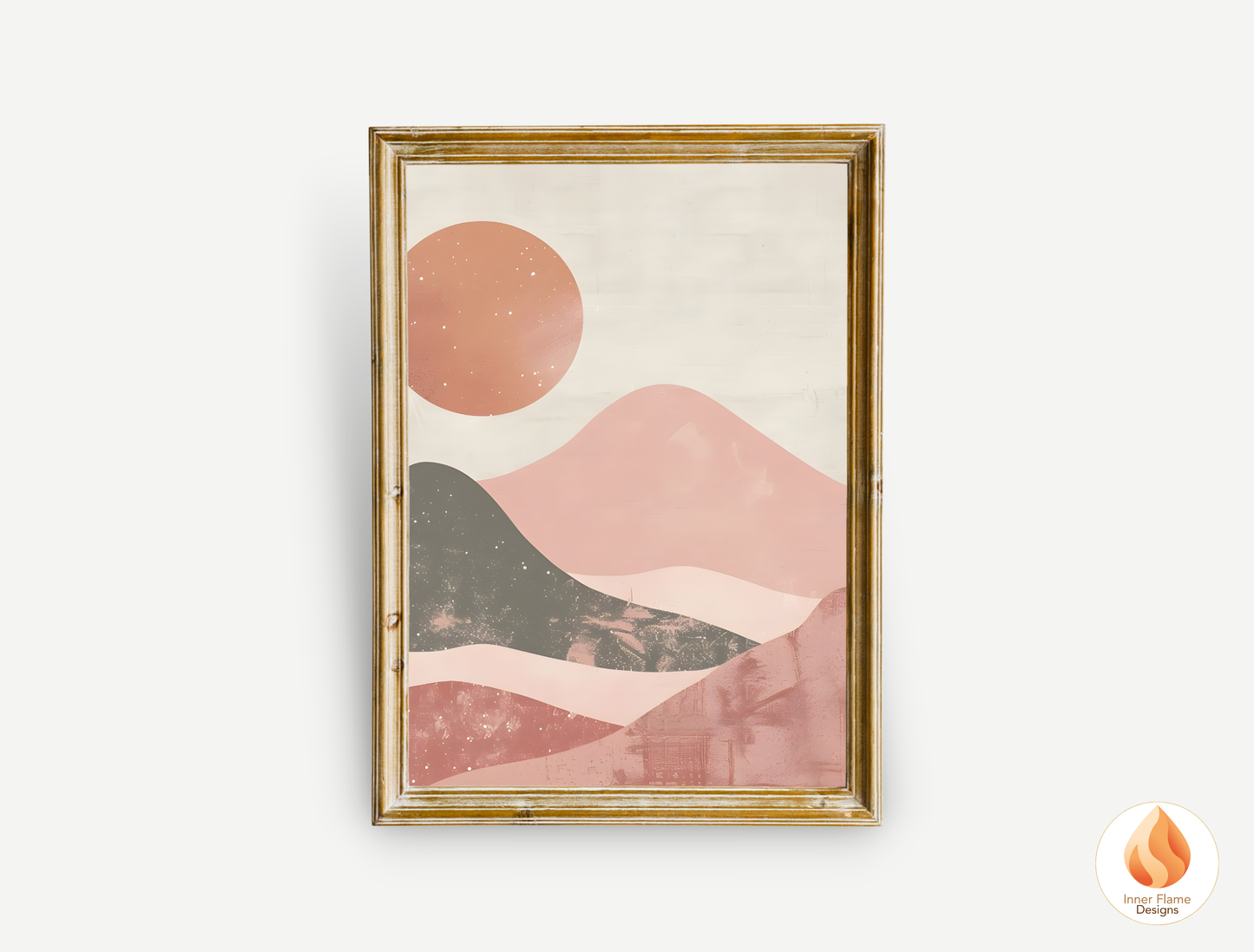 Soothing Boho Wall Art Décor for Modern Home Design | Triptych Artwork (Series 5)