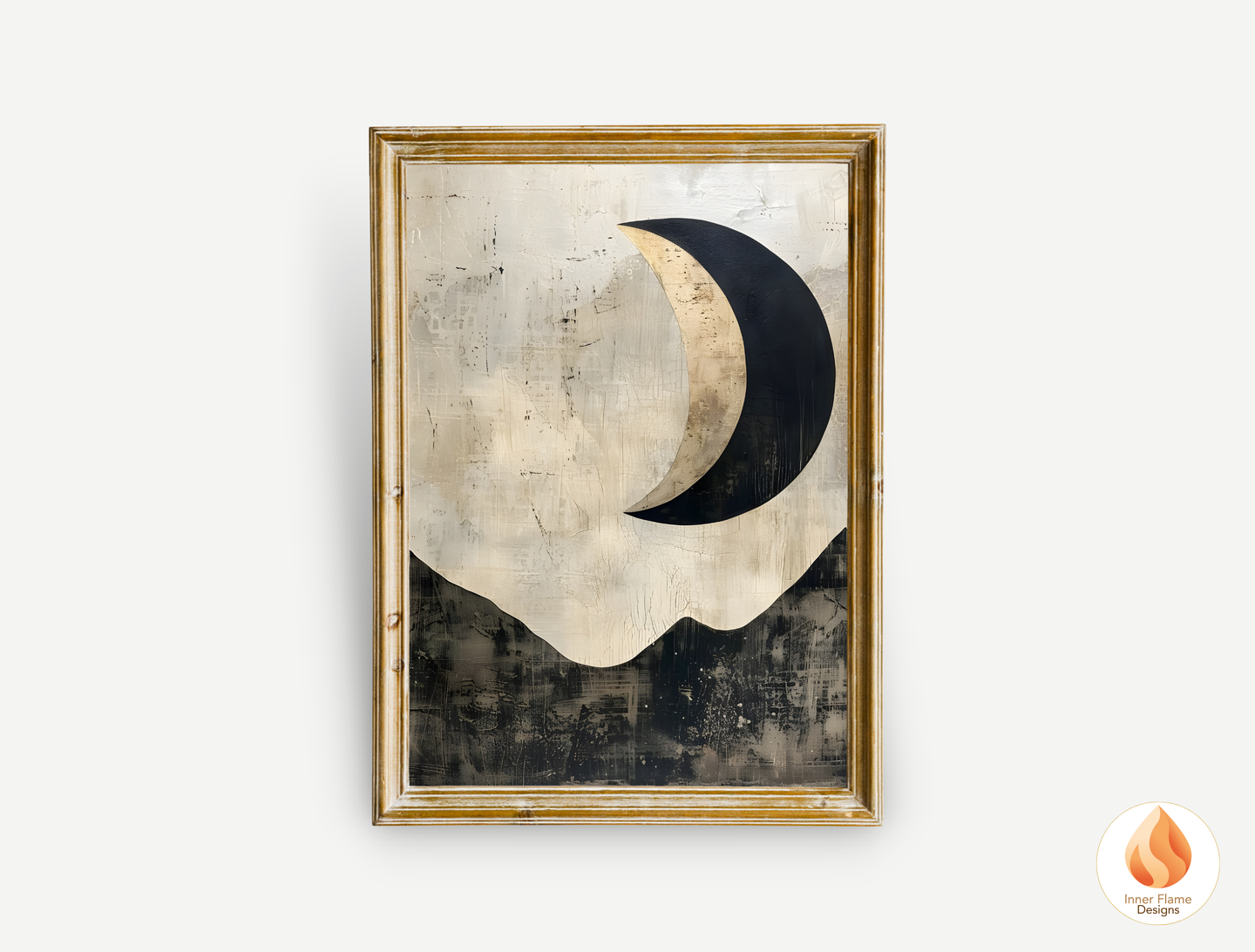 Ethereal Japandi Art for Modern Home Design | Triptych Artwork (Series 1)