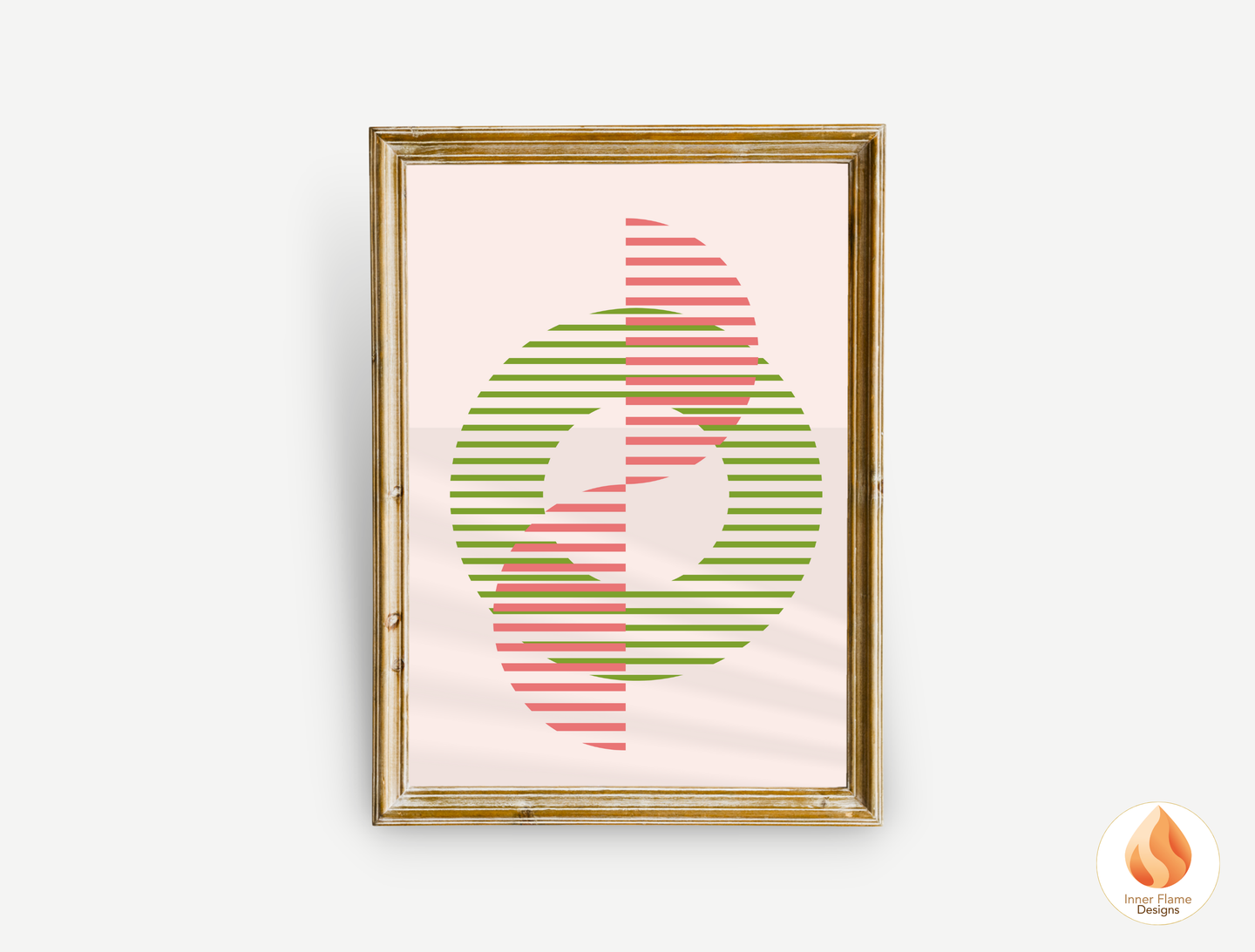 Playful Geometric Artwork for Modern Home Design | Triptych Artwork