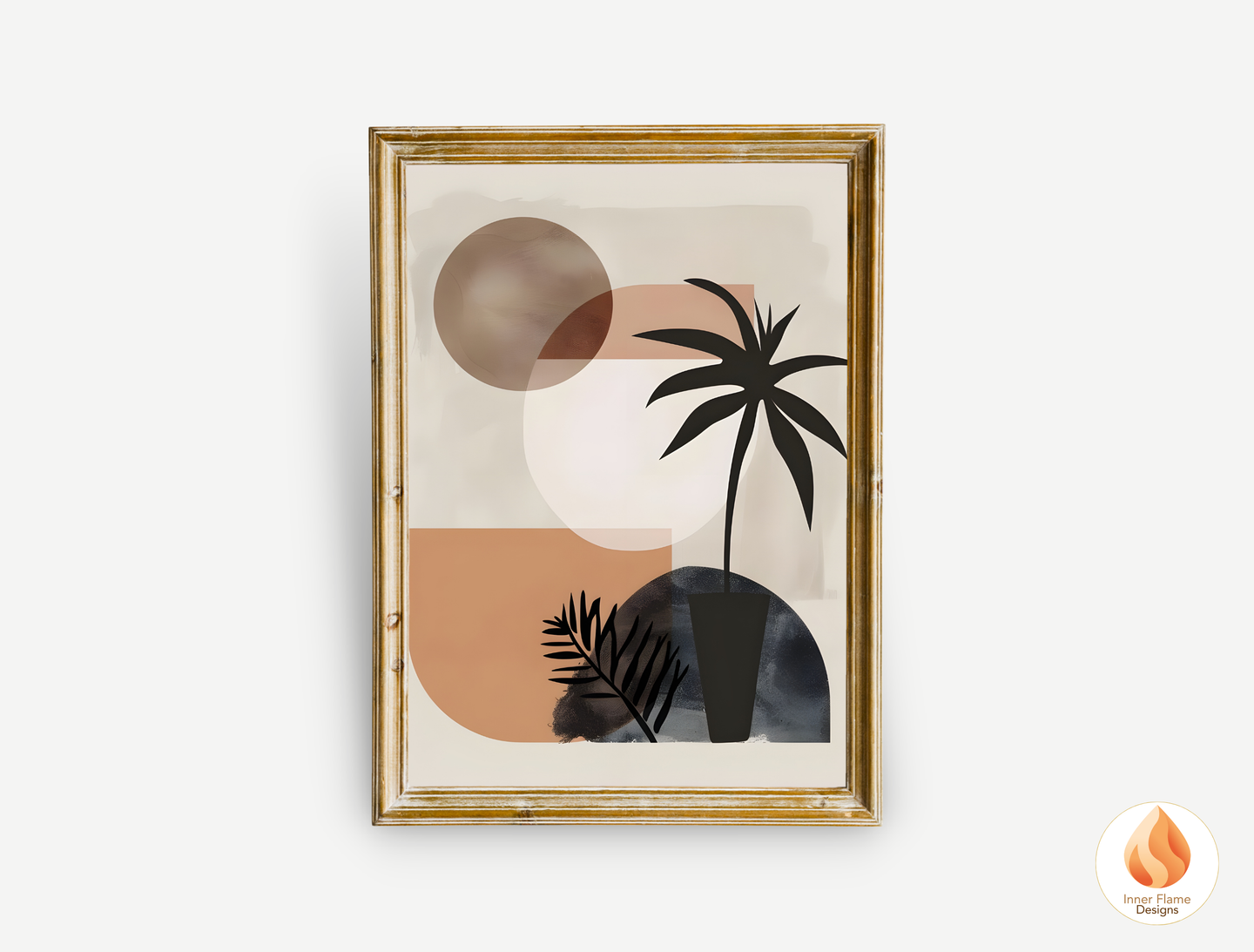 Calming Japandi Art for Modern Home Design | Triptych Artwork