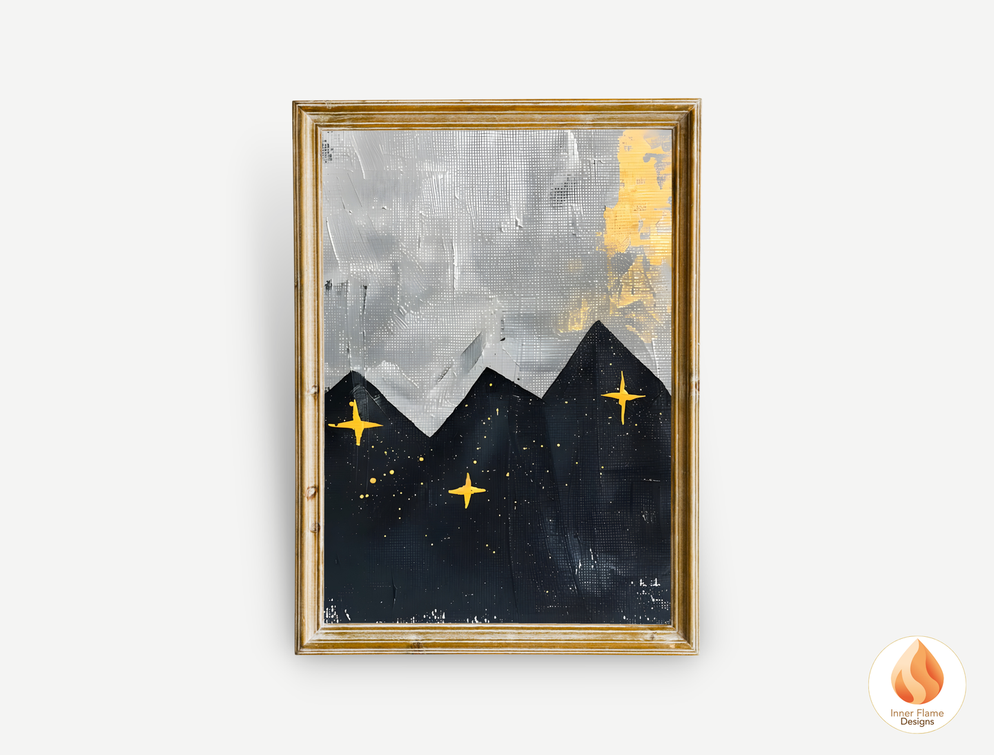Ethereal Japandi Art for Modern Home Design | Triptych Artwork (Series 3)