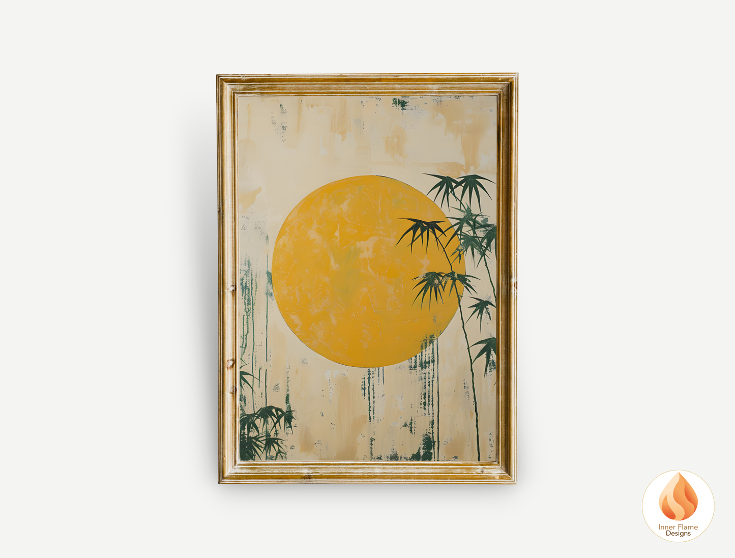 Tranquil Japandi Art for Modern Home Design | Triptych Artwork (Series 1)