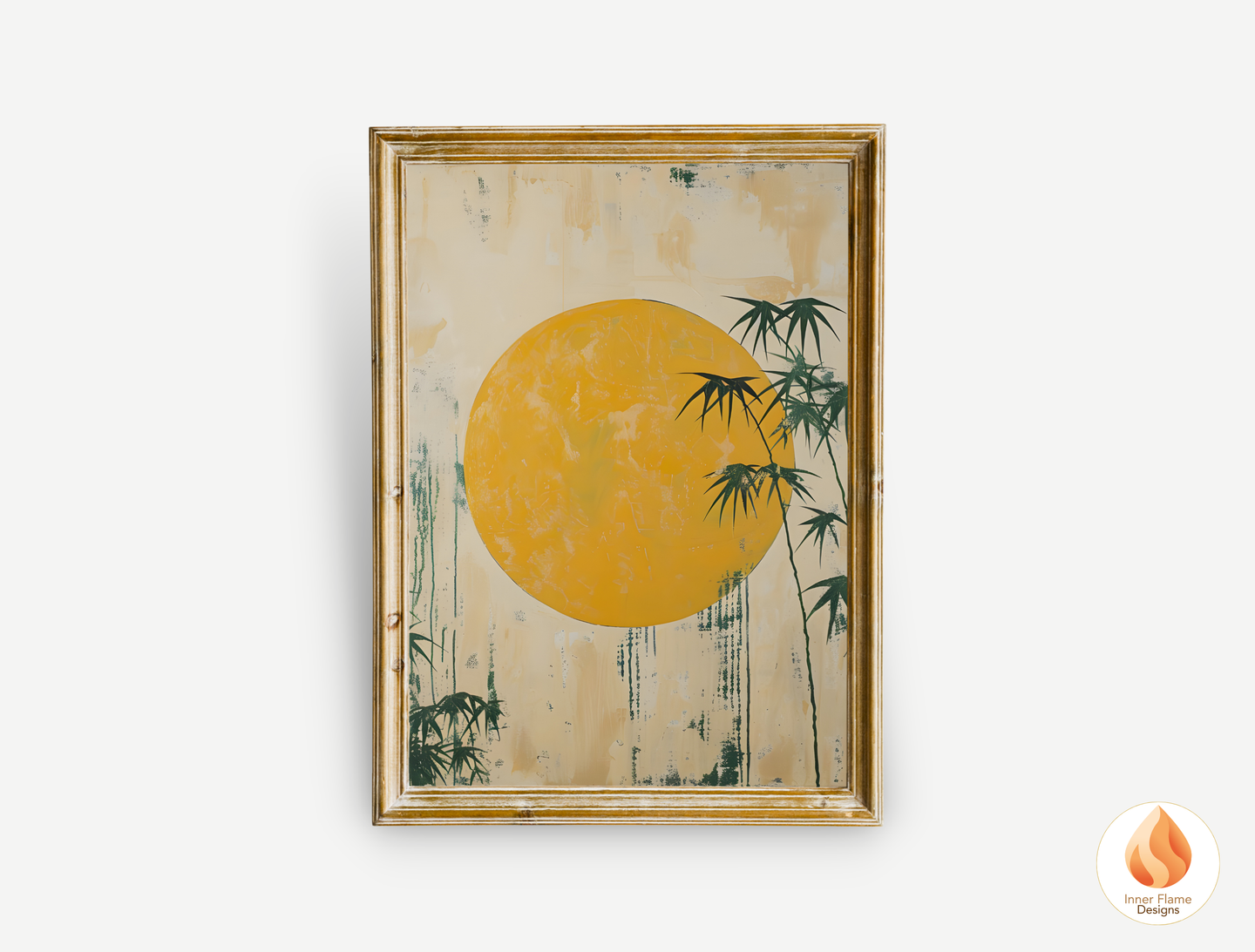 Tranquil Japandi Art for Modern Home Design | Triptych Artwork (Series 1)