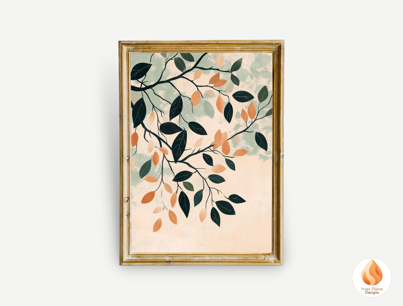 Elegant Botanical Art for Modern Home Design | Triptych Artwork