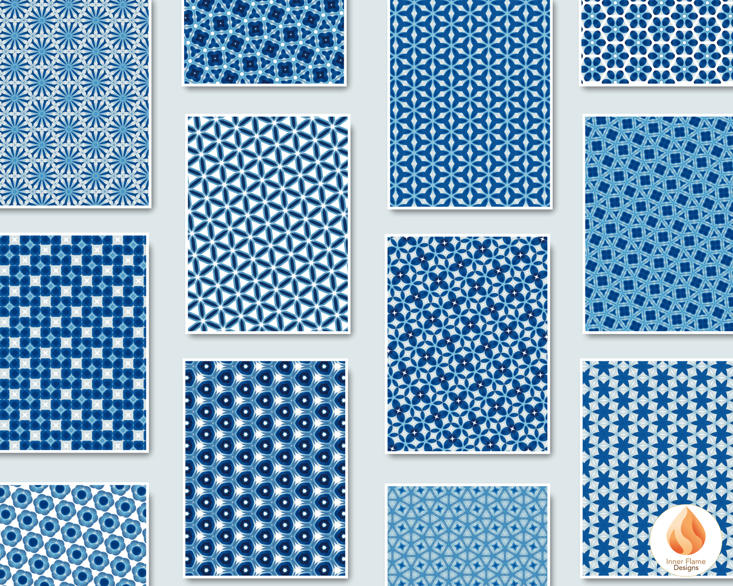 Vivid Geometric Surface Patterns | Seamless Patterns for Wallpaper, Textiles, Packaging and Digital Designs