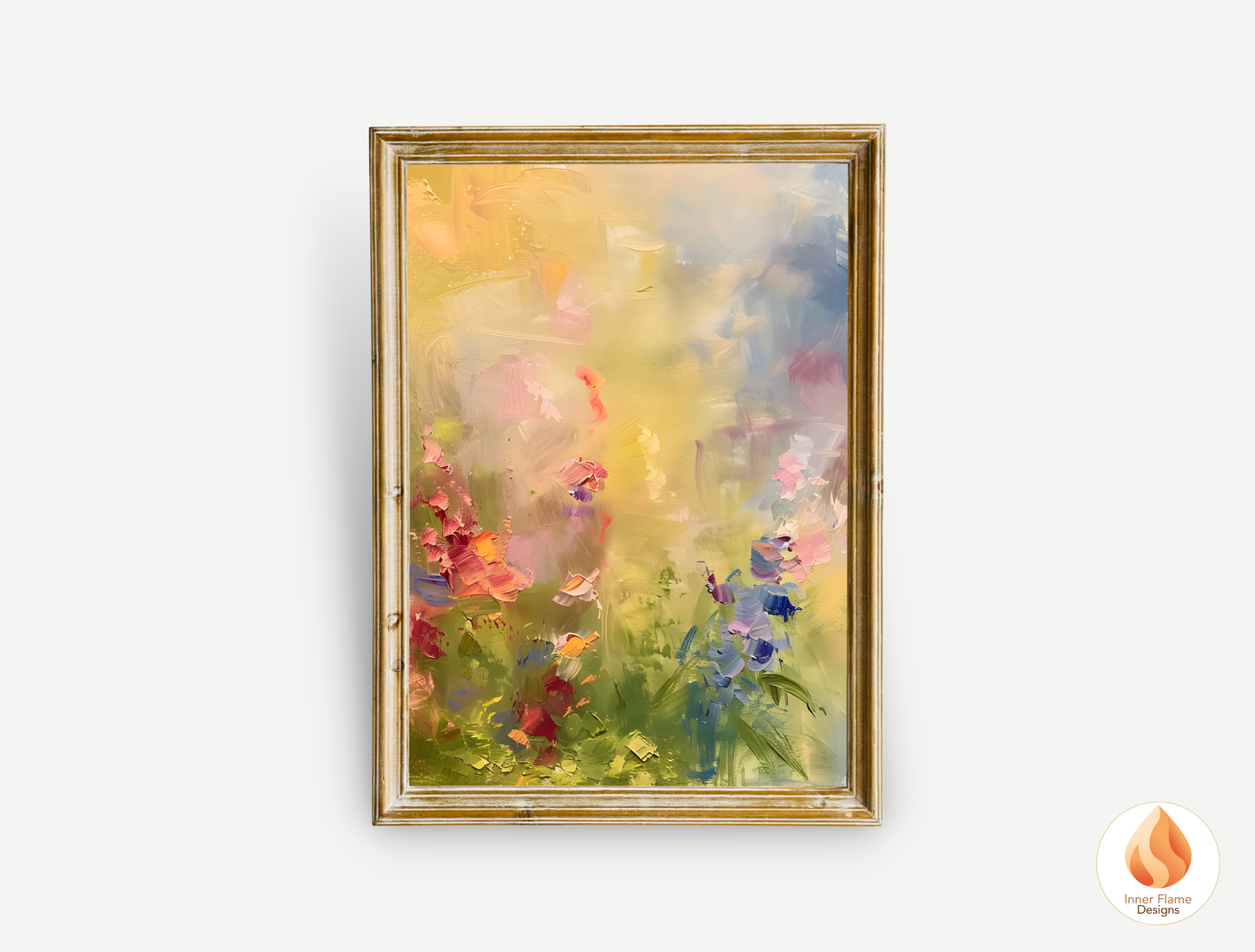 Dreamy Flower Artwork for Modern Home Design | Triptych Artwork