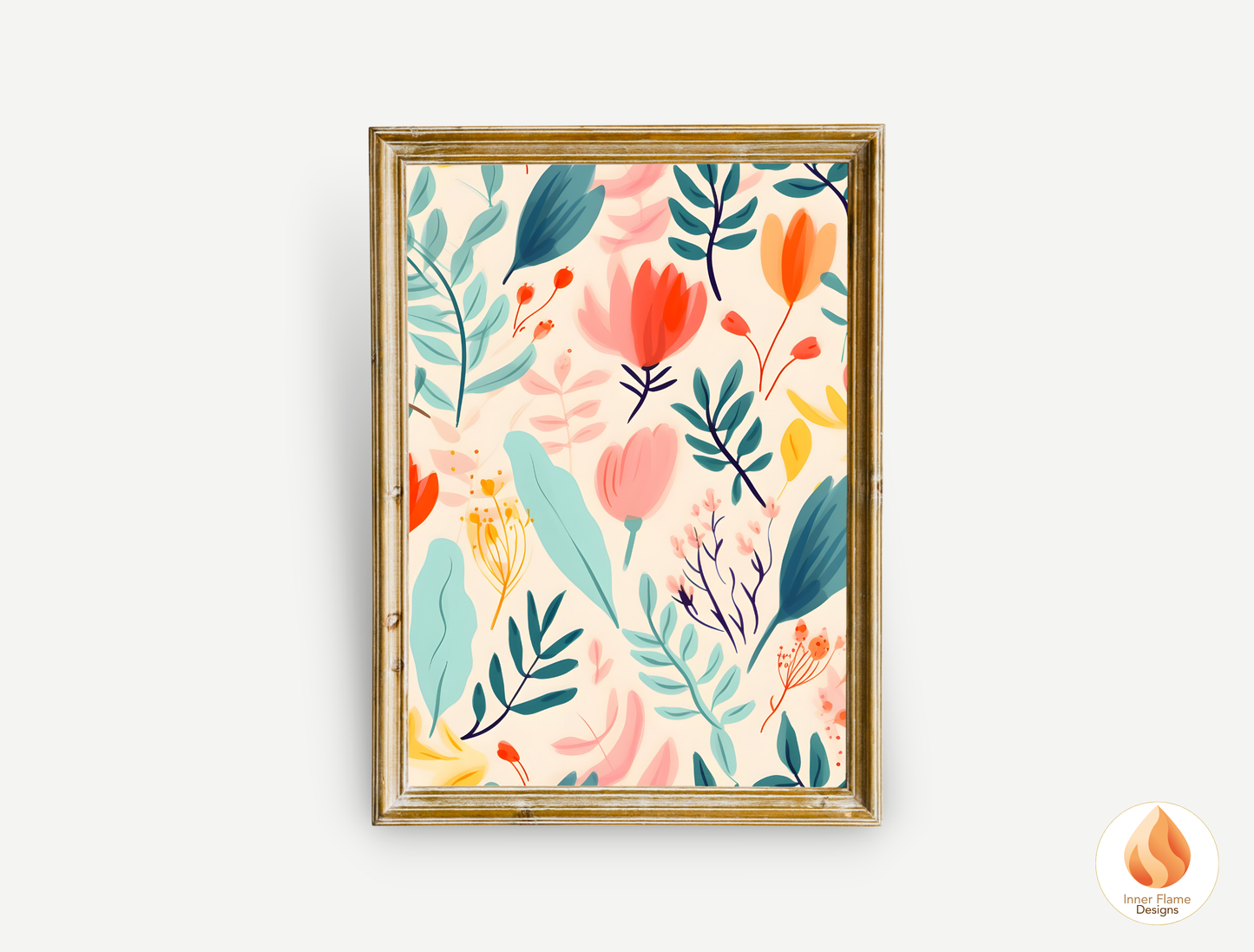 Cheerful Boho Wall Art Décor for Modern Home Design | Four Piece Wall Art