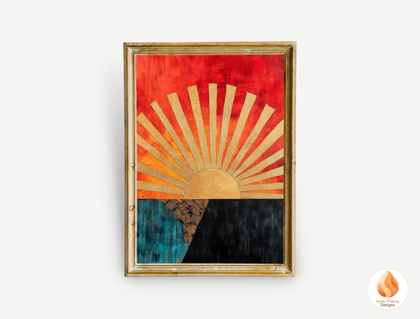 Vivid Cosmic Boho Wall Art Décor for Modern Home Design | Triptych Artwork (Series 2)