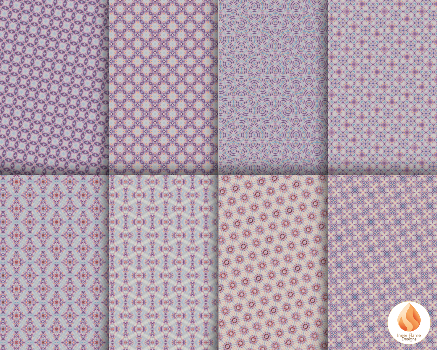 Serene Geometric Surface Patterns | Seamless Patterns for Wallpaper, Textiles, Packaging and Digital Designs