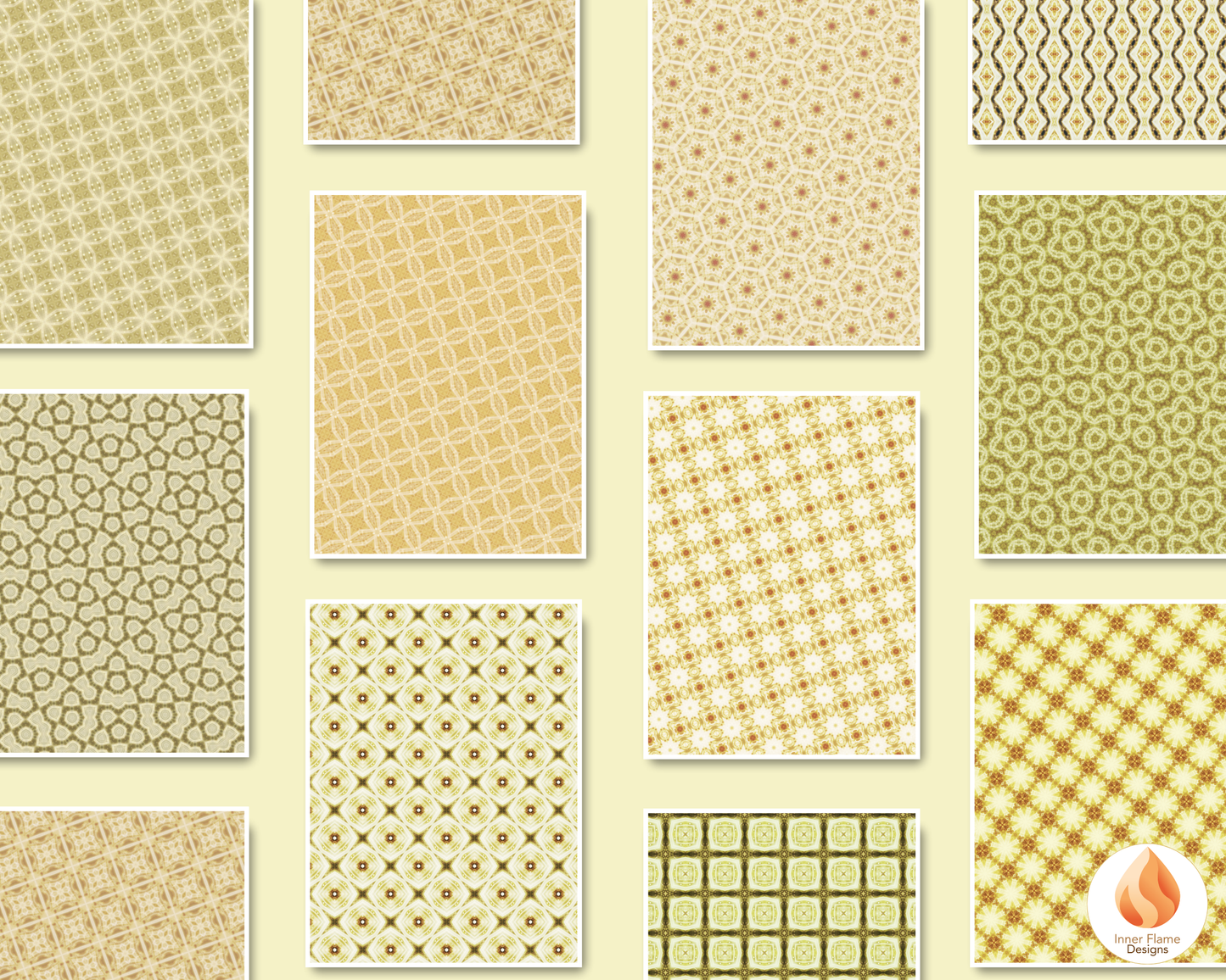 Classic Geometric Surface Patterns | Seamless Patterns for Wallpaper, Textiles, Packaging and Digital Designs