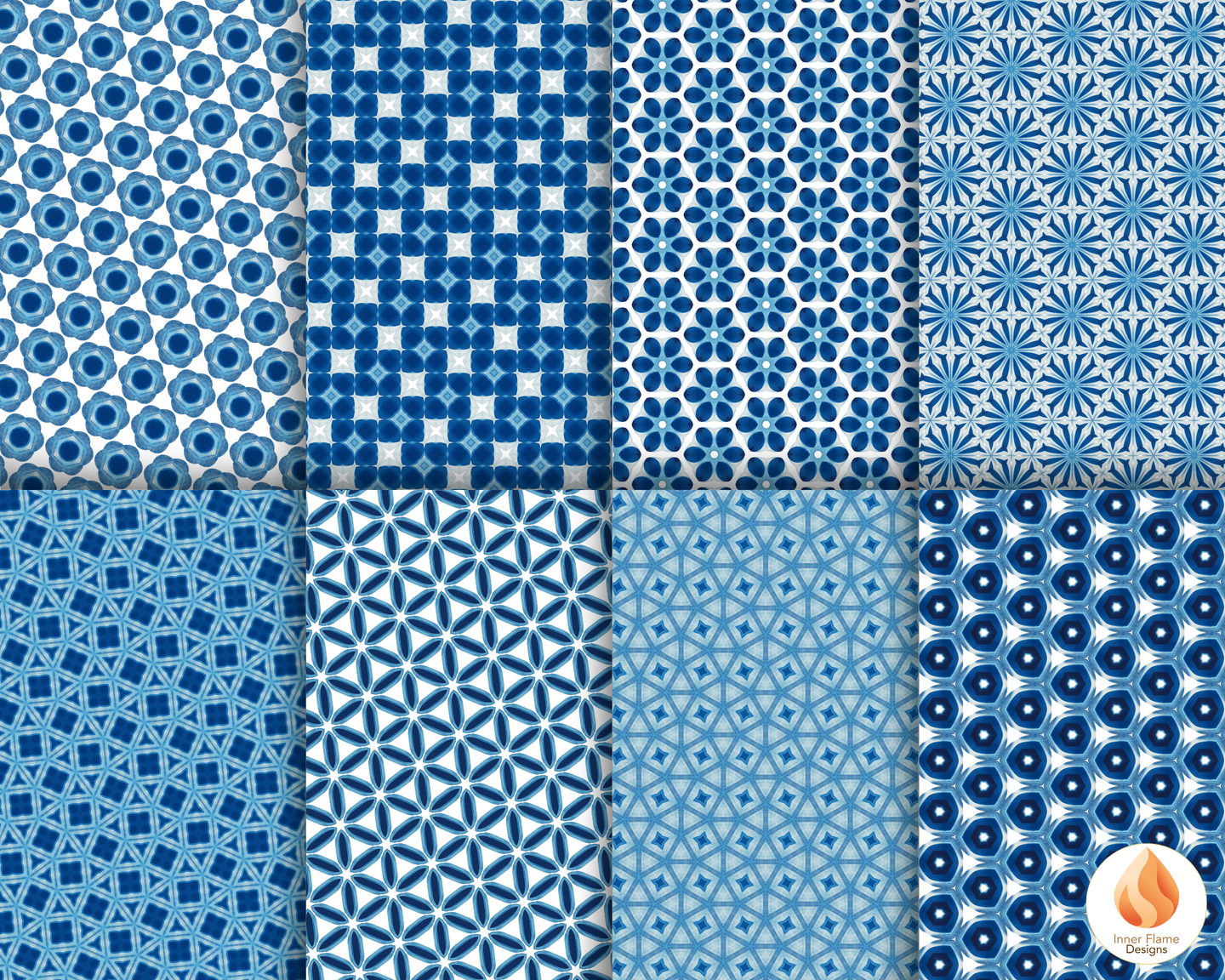 Vivid Geometric Surface Patterns | Seamless Patterns for Wallpaper, Textiles, Packaging and Digital Designs