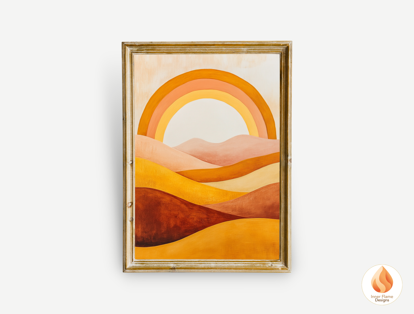 Vibrant Boho Wall Art Décor for Modern Home Design | Triptych Artwork