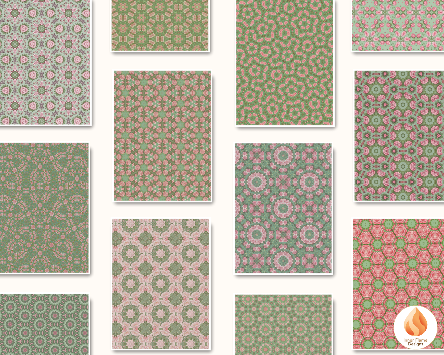 Rhythmic Geometric Surface Patterns | Seamless Patterns for Wallpaper, Textiles, Packaging and Digital Designs